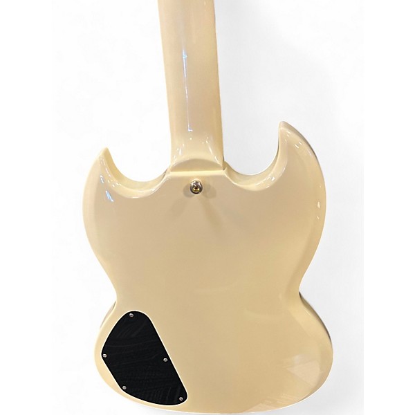 Used 2002 Epiphone G400 Custom Antique Ivory Solid Body Electric Guitar