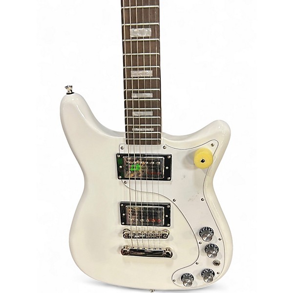 Used 2008 Epiphone Wilshire White Solid Body Electric Guitar