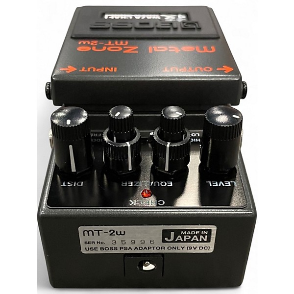 Used BOSS MT2W Metal Zone Waza Craft Effect Pedal
