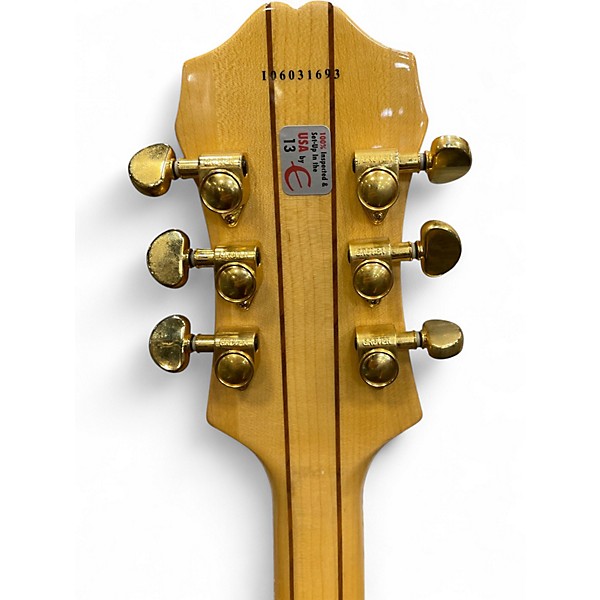 Used Epiphone Sheraton II Natural Hollow Body Electric Guitar