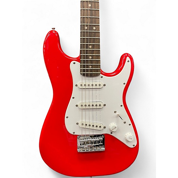Used Squier Mini Affinity Stratocaster Red Electric Guitar