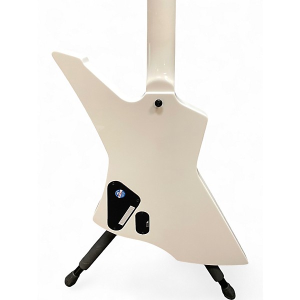 Used ESP LTD James Hetfield Snakebyte Snow White Solid Body Electric Guitar