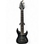 Used Schecter Guitar Research Hellraiser C8 Hybrid TRANS BLACK Solid Body Electric Guitar thumbnail