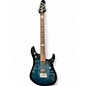 Used 2009 Ernie Ball Music Man John Petrucci Signature Blue Solid Body Electric Guitar