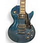 Vintage 1992 Gibson Les Paul Studio Lite Transparent Blue Solid Body Electric Guitar