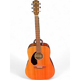 Used Fender CD60S Left Handed Natural Acoustic Guitar