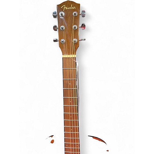 Used Fender CD60S Left Handed Natural Acoustic Guitar