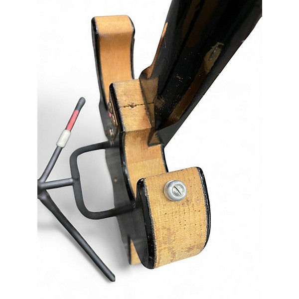 Vintage 1960s Silvertone 1488 Black Solid Body Electric Guitar