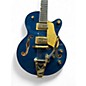 Used 2016 Gretsch Guitars Limited Edition Falcon Center Block Jr. Bigsby Azure Flame Solid Body Electric Guitar thumbnail