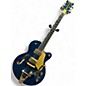 Used 2016 Gretsch Guitars Limited Edition Falcon Center Block Jr. Bigsby Azure Flame Solid Body Electric Guitar