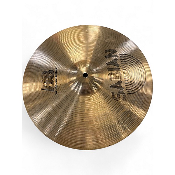 Used SABIAN 14in B8 HIGH HAT PAIR Cymbal