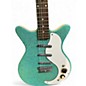 Used Danelectro DC3 Aqua Sparkle Solid Body Electric Guitar