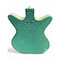 Used Danelectro DC3 Aqua Sparkle Solid Body Electric Guitar
