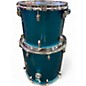 Used Ludwig 7 Piece Accent CS TEAL Drum Kit