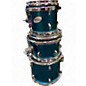 Used Ludwig 7 Piece Accent CS TEAL Drum Kit