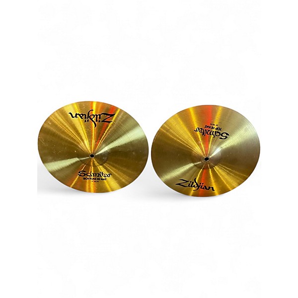 Used Zildjian 14in Scimitar Hi Hat Pair Cymbal