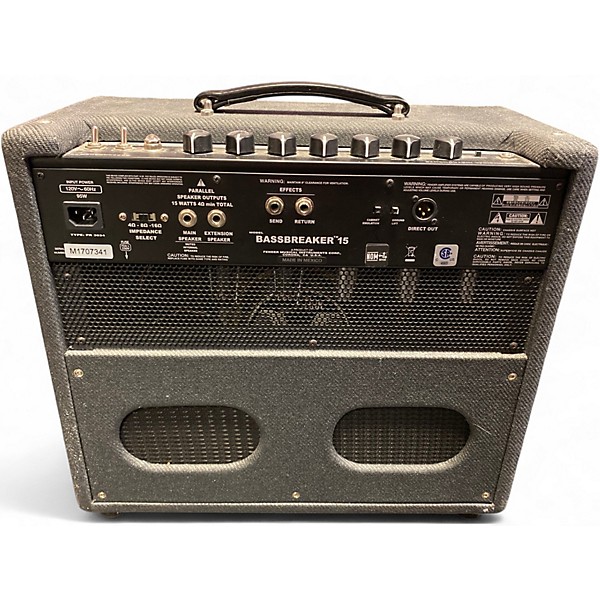 Used Fender Bassbreaker 15W 1x12 Tube Guitar Combo Amp