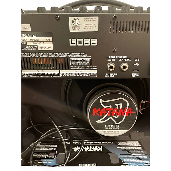 Used BOSS Katana 100 100W 1X12 Guitar Combo Amp