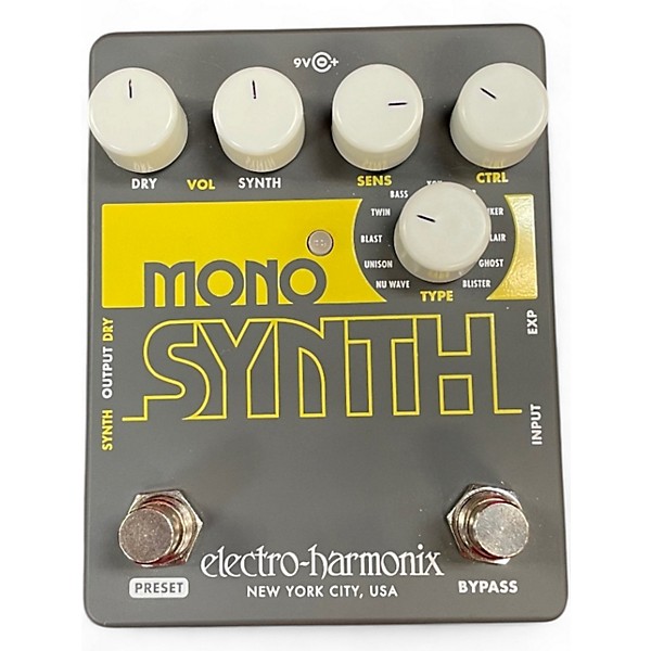 Used Electro-Harmonix Guitar Mono Synth Effect Pedal