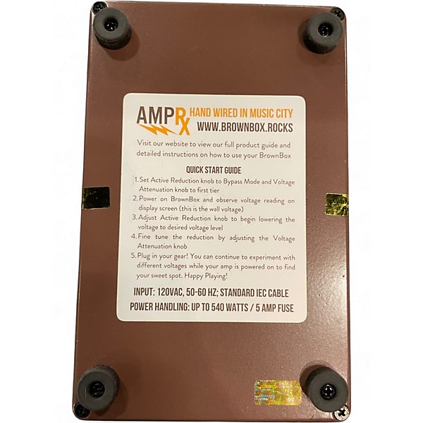 Used BrownBox by AmpRx Brown Box Power Attenuator Power Attenuator