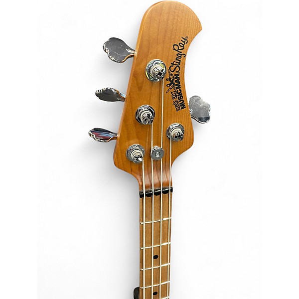 Used Ernie Ball Music Man Stingray Special 4 H Green Burst Electric Bass Guitar