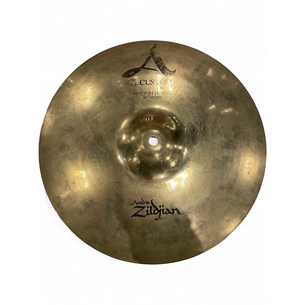 Used Zildjian 14in A Custom Hi Hat Pair Cymbal