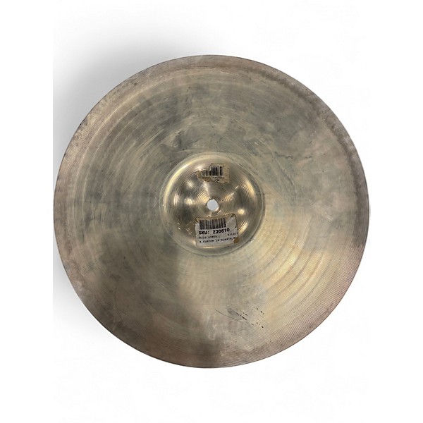 Used Zildjian 14in A Custom Hi Hat Pair Cymbal