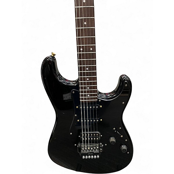 Vintage 1986 Fender MIJ ST556 Stratocaster Black Solid Body Electric Guitar