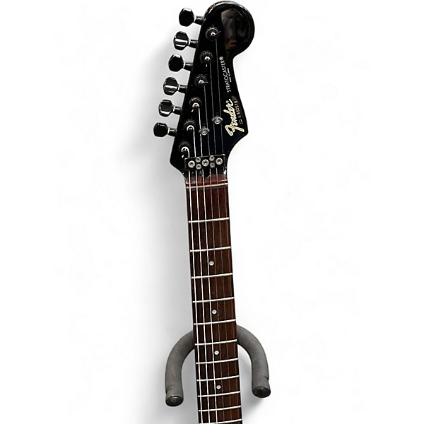 Vintage 1986 Fender MIJ ST556 Stratocaster Black Solid Body Electric Guitar