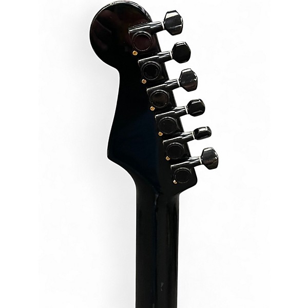 Vintage 1986 Fender MIJ ST556 Stratocaster Black Solid Body Electric Guitar