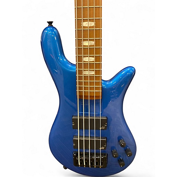 Used Spector EuroBolt 5 Blue Electric Bass Guitar