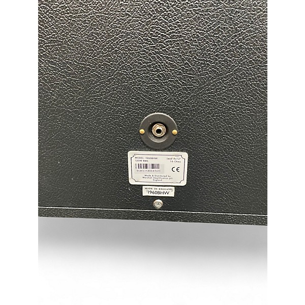 Used 2015 Marshall 1960BHW 4x12 Guitar Cabinet