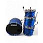 Used TAMA 4 Piece Starclassic Walnut/Birch Lacquer Ocean Blue Ripple Drum Kit thumbnail