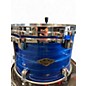 Used TAMA 4 Piece Starclassic Walnut/Birch Lacquer Ocean Blue Ripple Drum Kit