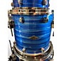 Used TAMA 4 Piece Starclassic Walnut/Birch Lacquer Ocean Blue Ripple Drum Kit
