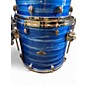 Used TAMA 4 Piece Starclassic Walnut/Birch Lacquer Ocean Blue Ripple Drum Kit