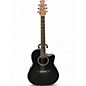 Used Ovation Applause AB28 Black Acoustic Electric Guitar thumbnail