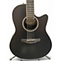 Used Ovation Applause AB28 Black Acoustic Electric Guitar