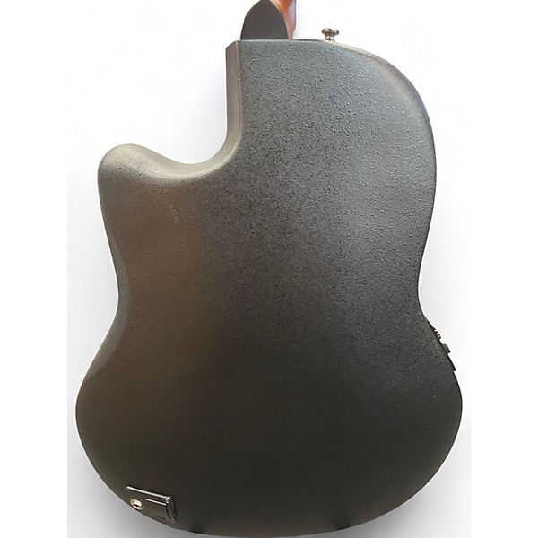 Used Ovation Applause AB28 Black Acoustic Electric Guitar