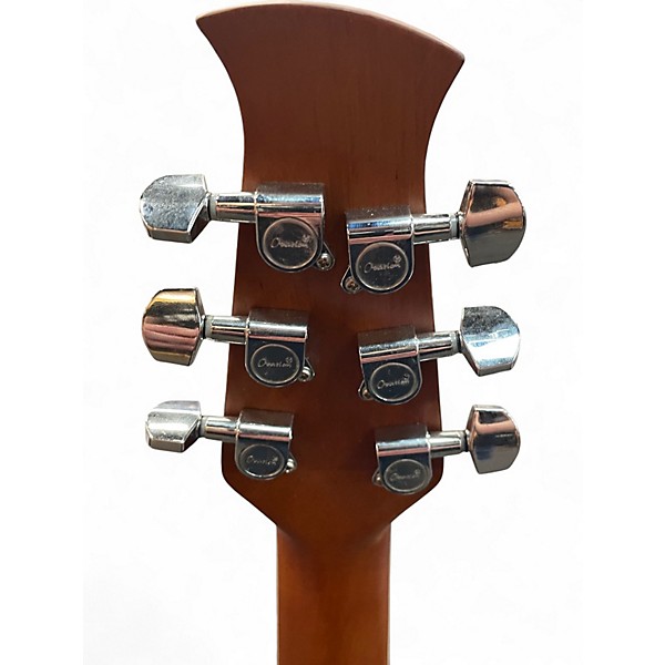 Used Ovation Applause AB28 Black Acoustic Electric Guitar