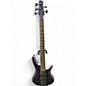 Used Ibanez SR505E 5 String Black Aurora Burst Electric Bass Guitar thumbnail