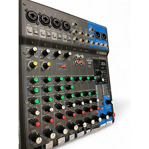 Used Yamaha MG10XU 10 Channel Mixer with Effects Unpowered Mixer