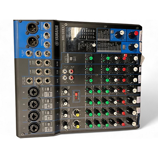 Used Yamaha MG10XU 10 Channel Mixer with Effects Unpowered Mixer