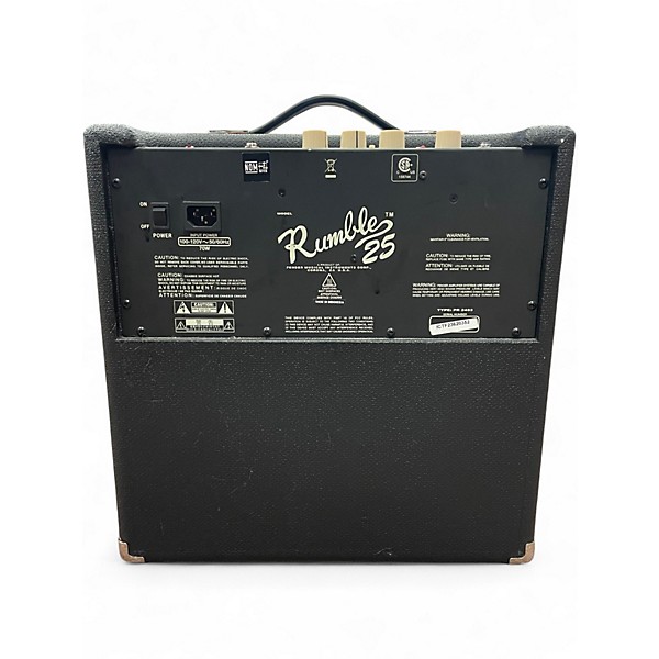 Used Fender Rumble 25 25W 1x8 Bass Combo Amp