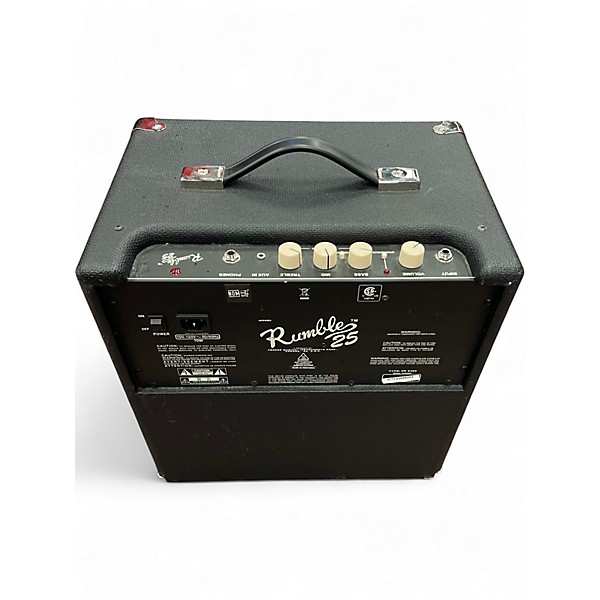 Used Fender Rumble 25 25W 1x8 Bass Combo Amp