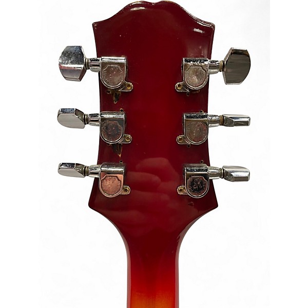 Vintage 1970s Epiphone ET-290 Cherry Sunburst Solid Body Electric Guitar