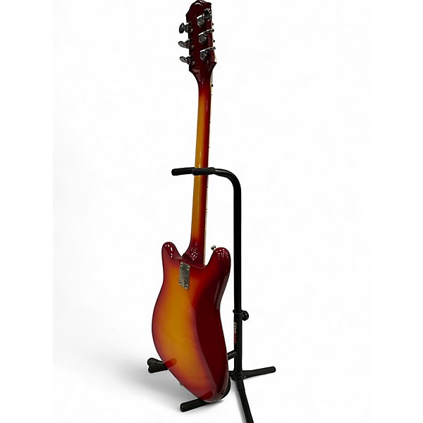 Vintage 1970s Epiphone ET-290 Cherry Sunburst Solid Body Electric Guitar