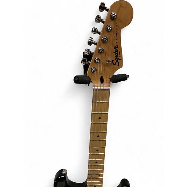 Used Squier SONIC STRATOCASTER HSS Black Solid Body Electric Guitar