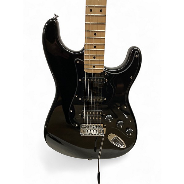 Used Squier SONIC STRATOCASTER HSS Black Solid Body Electric Guitar