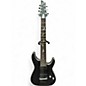 Used Schecter Guitar Research Damien Platinum 7 Black Solid Body Electric Guitar thumbnail
